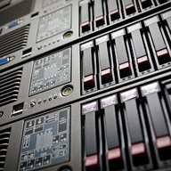 Server racks in a data center